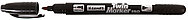 Маркер перманентный Luxor 150 двусторонний черный