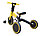 T801 Детский велосипед беговел 2в1 DELANIT, съемные педали, желтый, фото 8