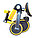 T801 Детский велосипед беговел 2в1 DELANIT, съемные педали, желтый, фото 10