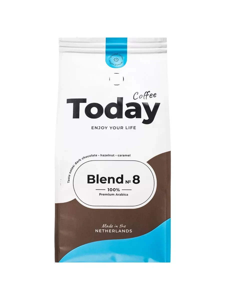 Кофе TODAY BLEND 8 молотый, 200 г