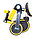 T801 Детский велосипед беговел 2в1 TRIMILY, съемные педали, желтый, фото 10