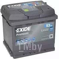 Аккумулятор Premium 53Ah 540A (R +) 207x175x190 mm EXIDE EA530