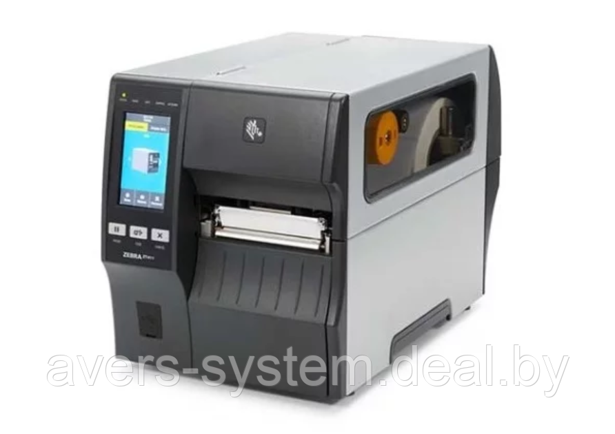 Термотрансферный принтер этикеток Zebra ZT411 (display), 203 DPI + отделитель и смотчик подложки - фото 1 - id-p225448770