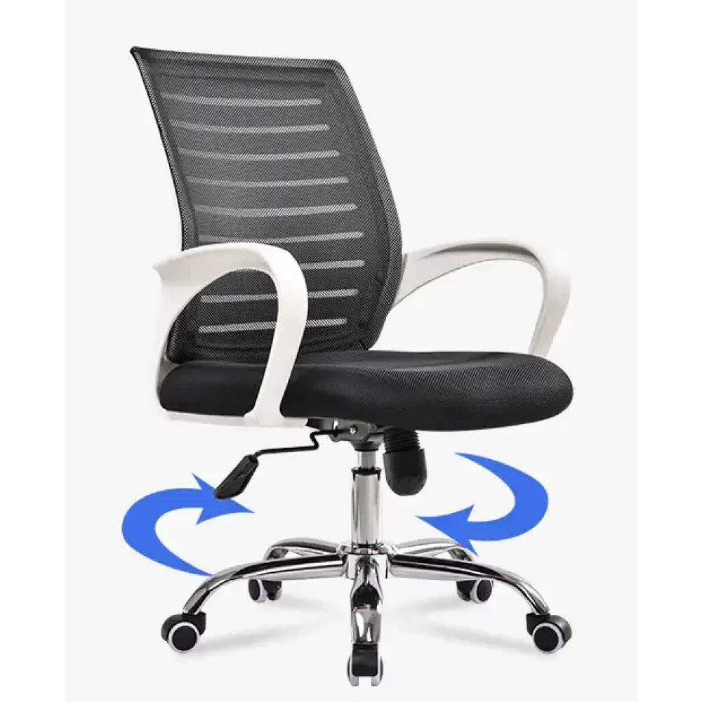 Кресло офисное SITUP MIX 600 White chrome (сетка Black/ Black) - фото 3 - id-p225448774