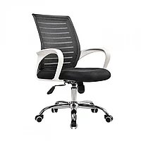 Кресло офисное SITUP MIX 600 White chrome (сетка Black/ Black)