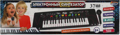 Музыкальная игрушка Играем вместе Электронный синтезатор / 2005M197-R - фото 5 - id-p225449772