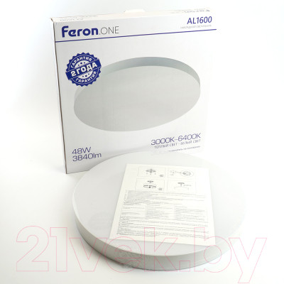 Потолочный светильник Feron AL1600 / 48885 - фото 10 - id-p225456267