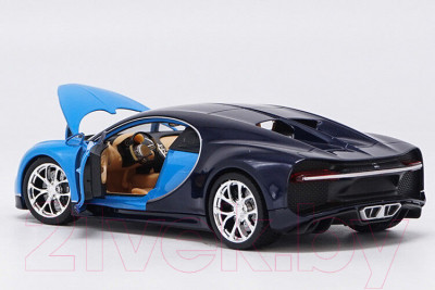 Масштабная модель автомобиля Welly Bugatti Chiron / 24077W - фото 5 - id-p225456304