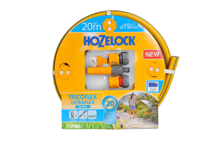 Набор для полива HoZelock 117035 TRICOFLEX ULTRAFLEX STARTER SET 19 мм 20 м - фото 1 - id-p225403088