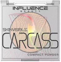 Пудра компактная Influence Beauty Skinvisible Carcass тон 03