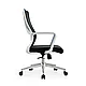 Кресло офисное SITUP CUBE White chrome (сетка Black/Black), фото 2