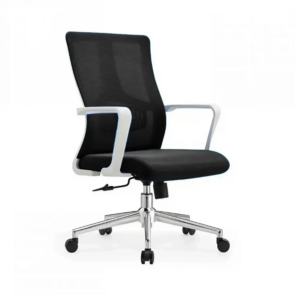 Кресло офисное SITUP CUBE White chrome (сетка Black/Black)