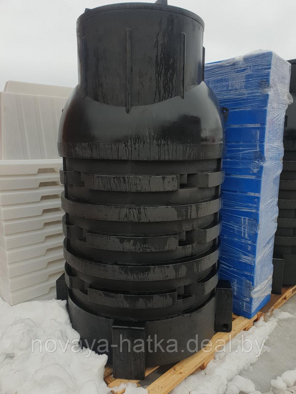 Емкость пластиковая вертикальная цилиндрическая Кессон K2400 для скважины - фото 2 - id-p225460500