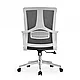 Кресло офисное  SITUP  CUBE White chrome (сетка Grey/Grey), фото 4
