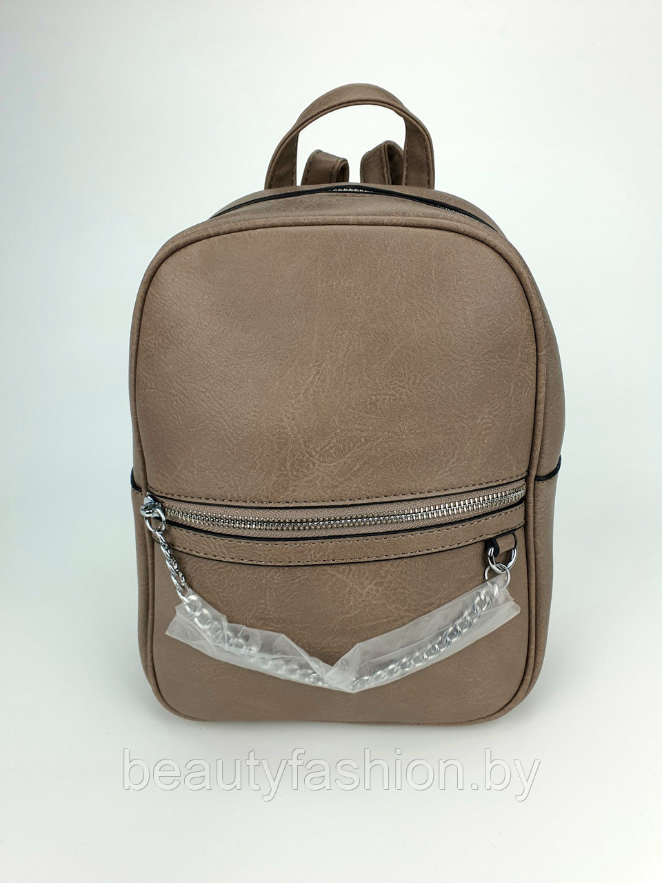 Рюкзак модель 888 (темно бежевый) - фото 1 - id-p225460324
