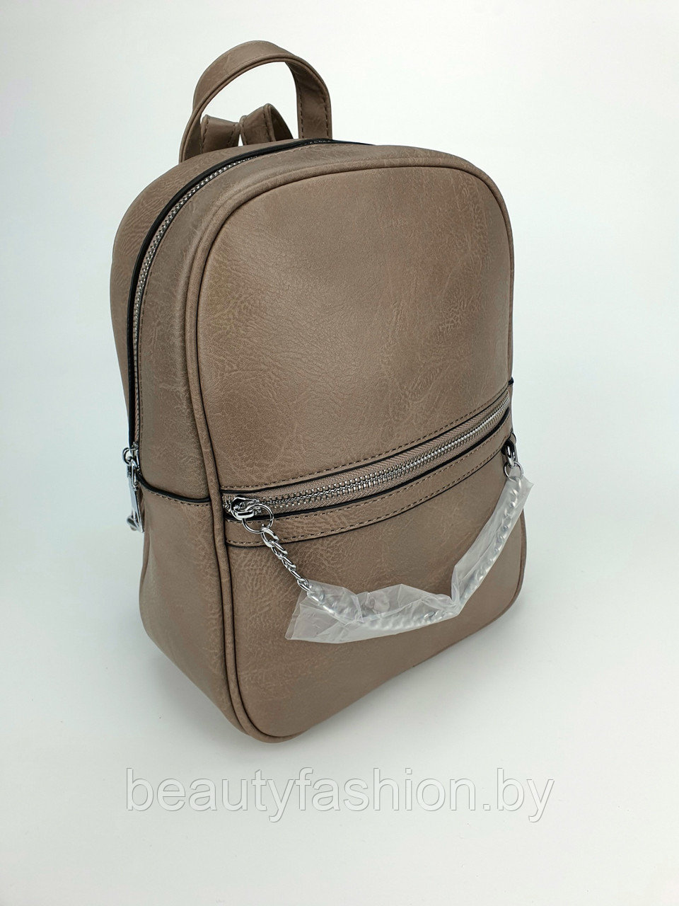 Рюкзак модель 888 (темно бежевый) - фото 2 - id-p225460324