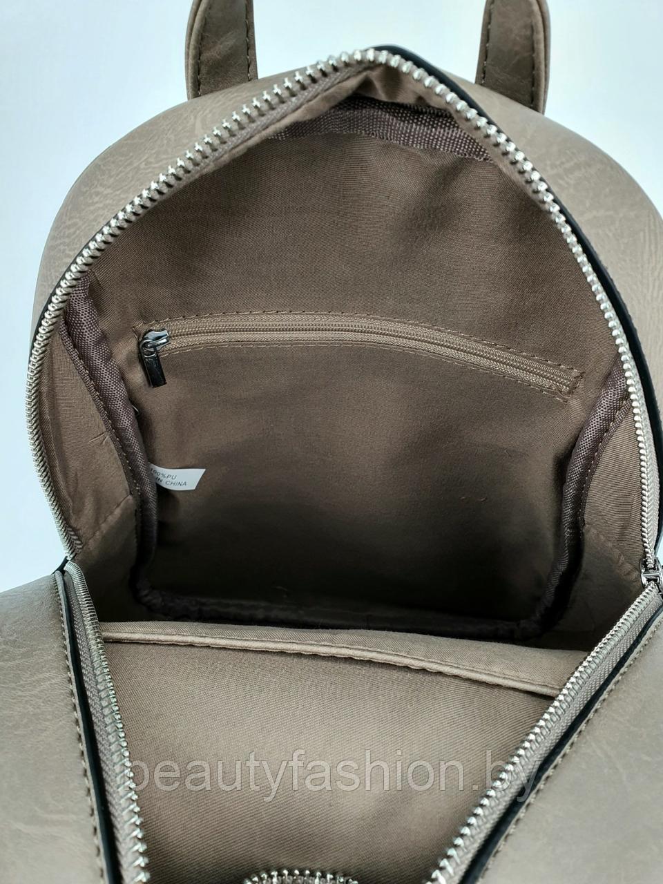 Рюкзак модель 888 (темно бежевый) - фото 5 - id-p225460324