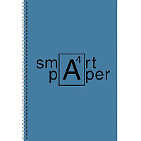 Тетрадь Smart paper А4, 80 л, клетка, синий