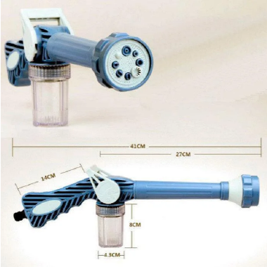 Насадка-распылитель воды с емкостью для шампуня 8 режимов EZ Jet water cannon - фото 4 - id-p225460757