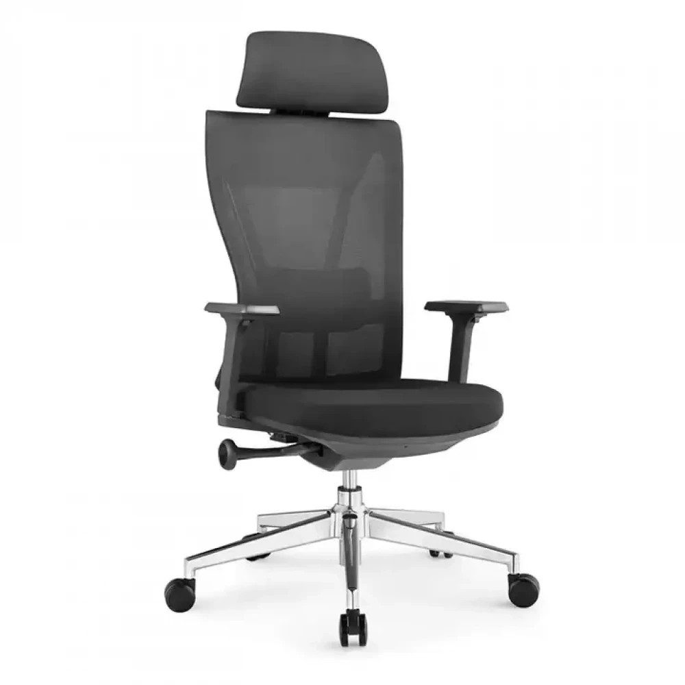 Кресло офисное SitUp DEFENDER chrome (сетка Black/Black)