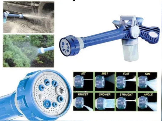 Насадка-распылитель воды с емкостью для шампуня 8 режимов EZ Jet water cannon - фото 3 - id-p225460757