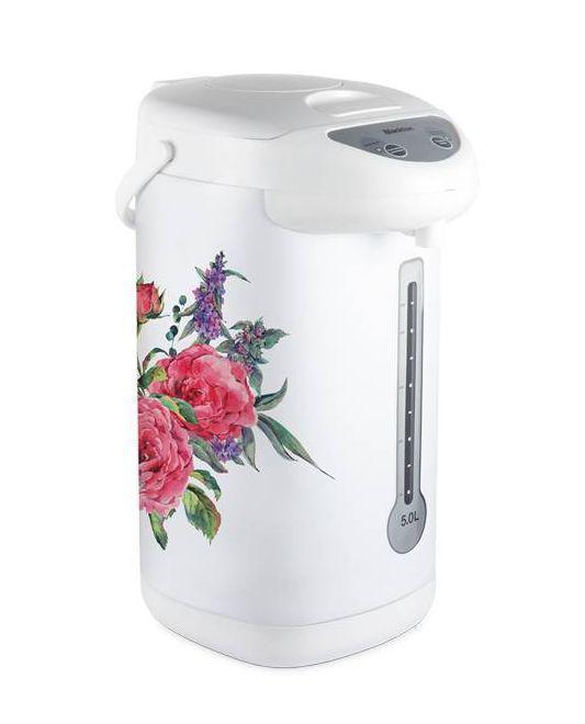Термопот электрический 5 литров чайник-термос BLACKTON BT TP535 ROSES Белый с розами - фото 1 - id-p225270998
