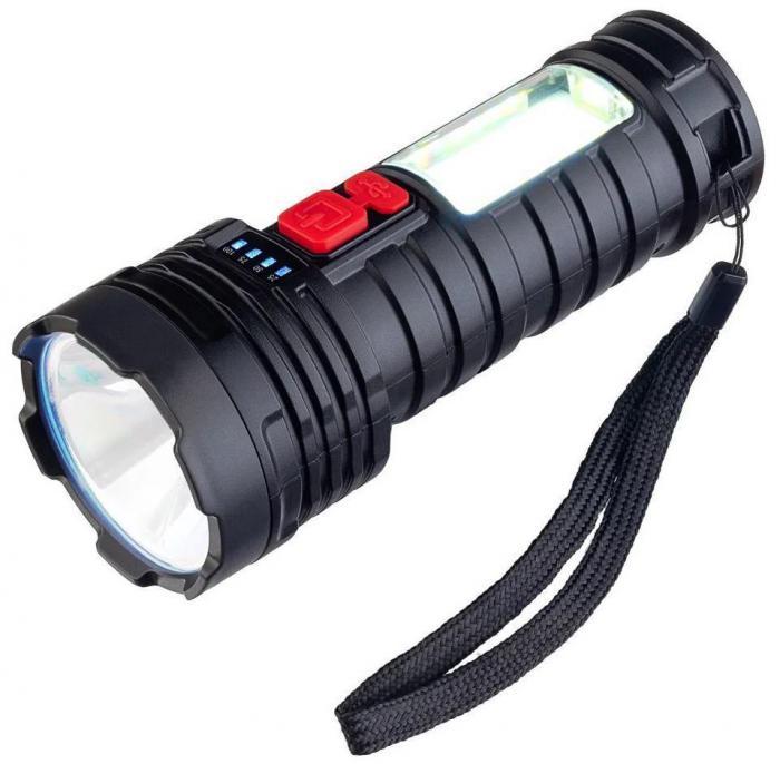 Светодиодный аккумуляторный фонарь мощный ручной переносной фонарик прожектор PERFEO PF C3677 - фото 1 - id-p225430038