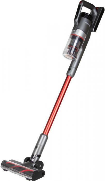 Вертикальный беспроводной ручной пылесос STARWIND SCH9945 170Вт красный аккумуляторный - фото 1 - id-p225430061