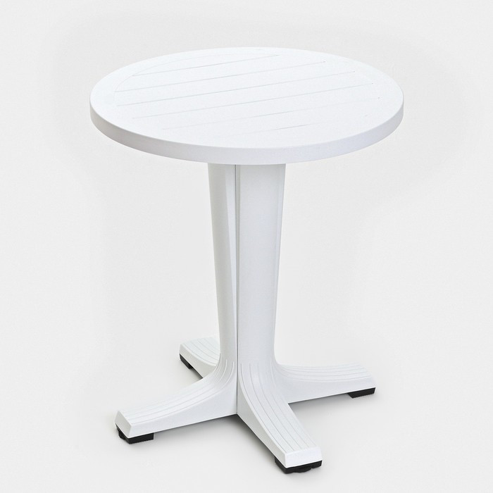 Набор садовой мебели "Прованс": стол круглый диаметр 65 см + 2 кресла, белый - фото 2 - id-p225461063