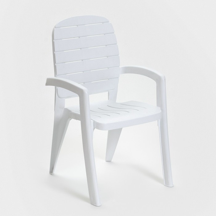 Набор садовой мебели "Прованс": стол круглый диаметр 65 см + 2 кресла, белый - фото 6 - id-p225461063