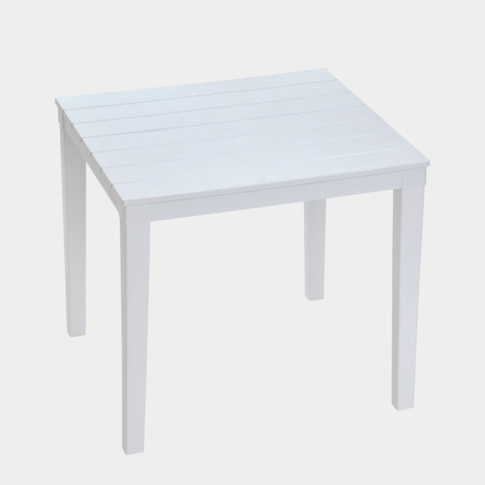 Набор садовой мебели "Прованс": стол квадратный 80 х 80 см + 4 кресла, белый - фото 2 - id-p225461064