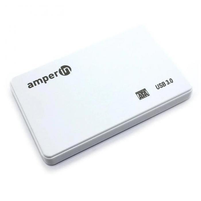 Корпус Amperin AM25U3PW 2.5 USB 3.0 White 097049 - фото 1 - id-p225126559