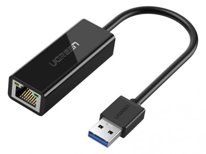 Сетевая карта Ugreen UG-20256 USB 3.0 LAN RJ-45 Giga Ethernet Card - фото 1 - id-p225367029