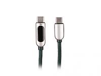 Аксессуар Baseus Display Fast Charging Data Cable Type-C - Type-C 100W 1m White CATSK-B06