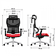 Кресло офисное SitUp CRAFT chrome (сетка Black/Black), фото 5