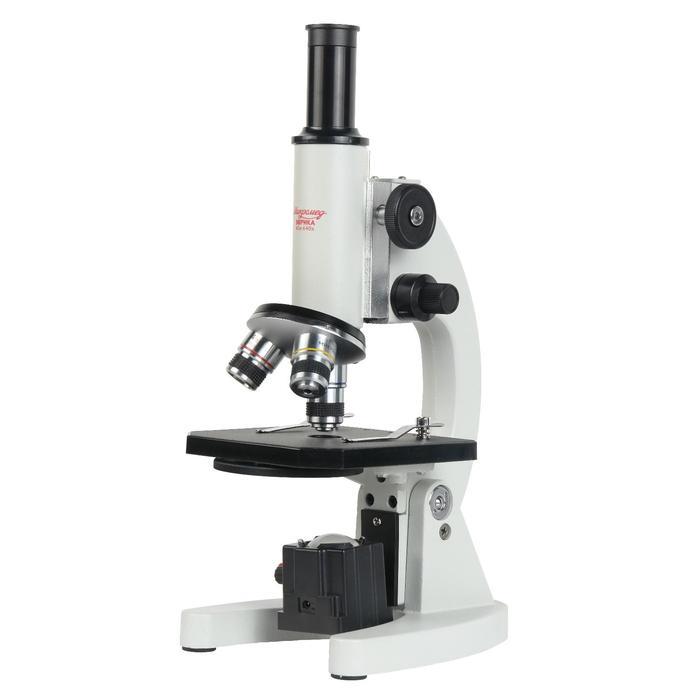 Микроскоп школьный Эврика 40×-640х, зеркало, LED - фото 1 - id-p225461379
