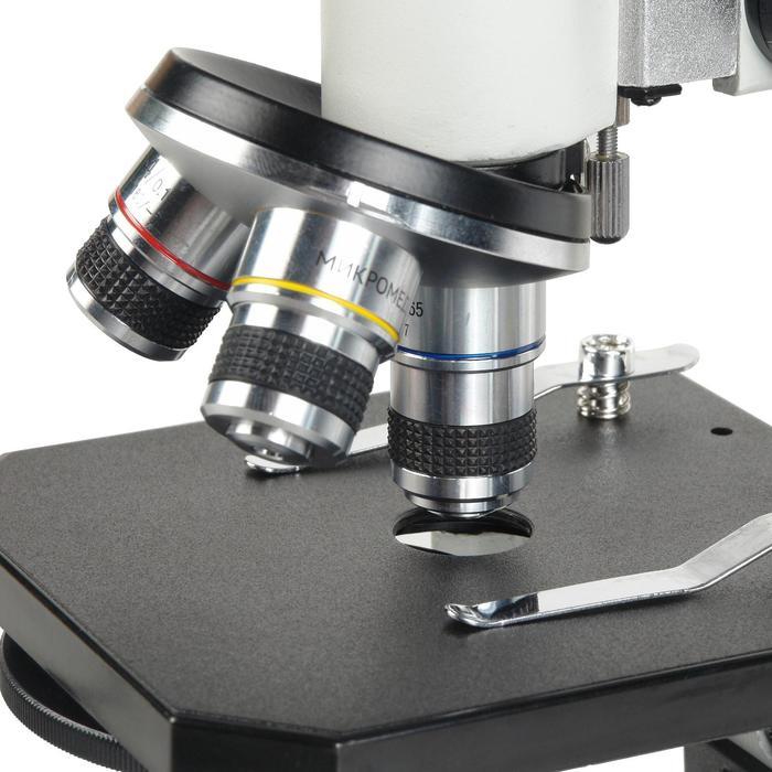 Микроскоп школьный Эврика 40×-640х, зеркало, LED - фото 9 - id-p225461379