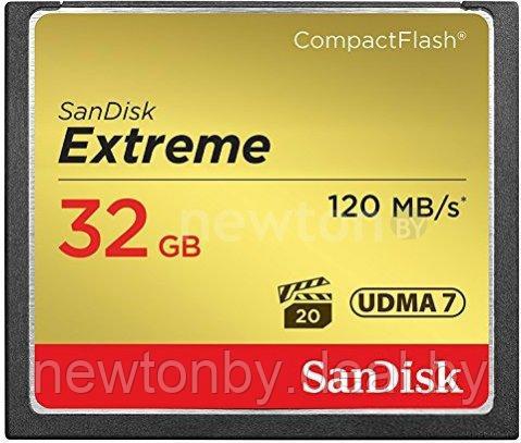 Карта памяти SanDisk Extreme CompactFlash 32GB [SDCFXSB-032G-G46]