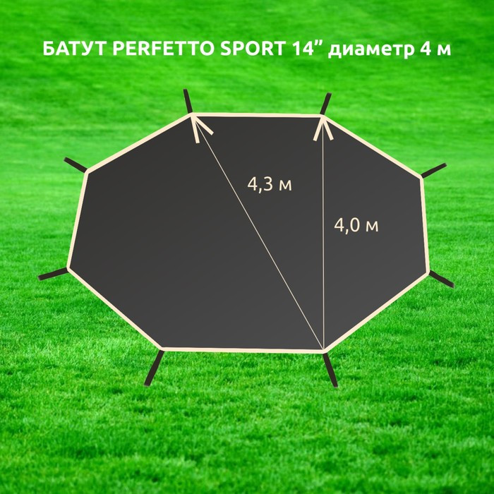 Солнцезащитный тент для батута 14", Perfetto Sport PS-014 - фото 1 - id-p225461670