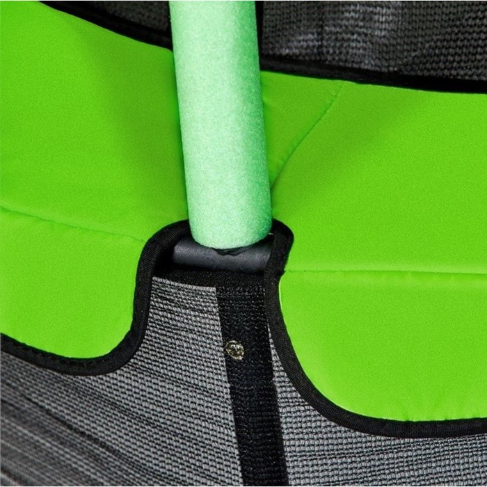 Батут с защитной cеткой PERFETTO SPORT 5", d=140 см, цвет зелёный - фото 4 - id-p225461672