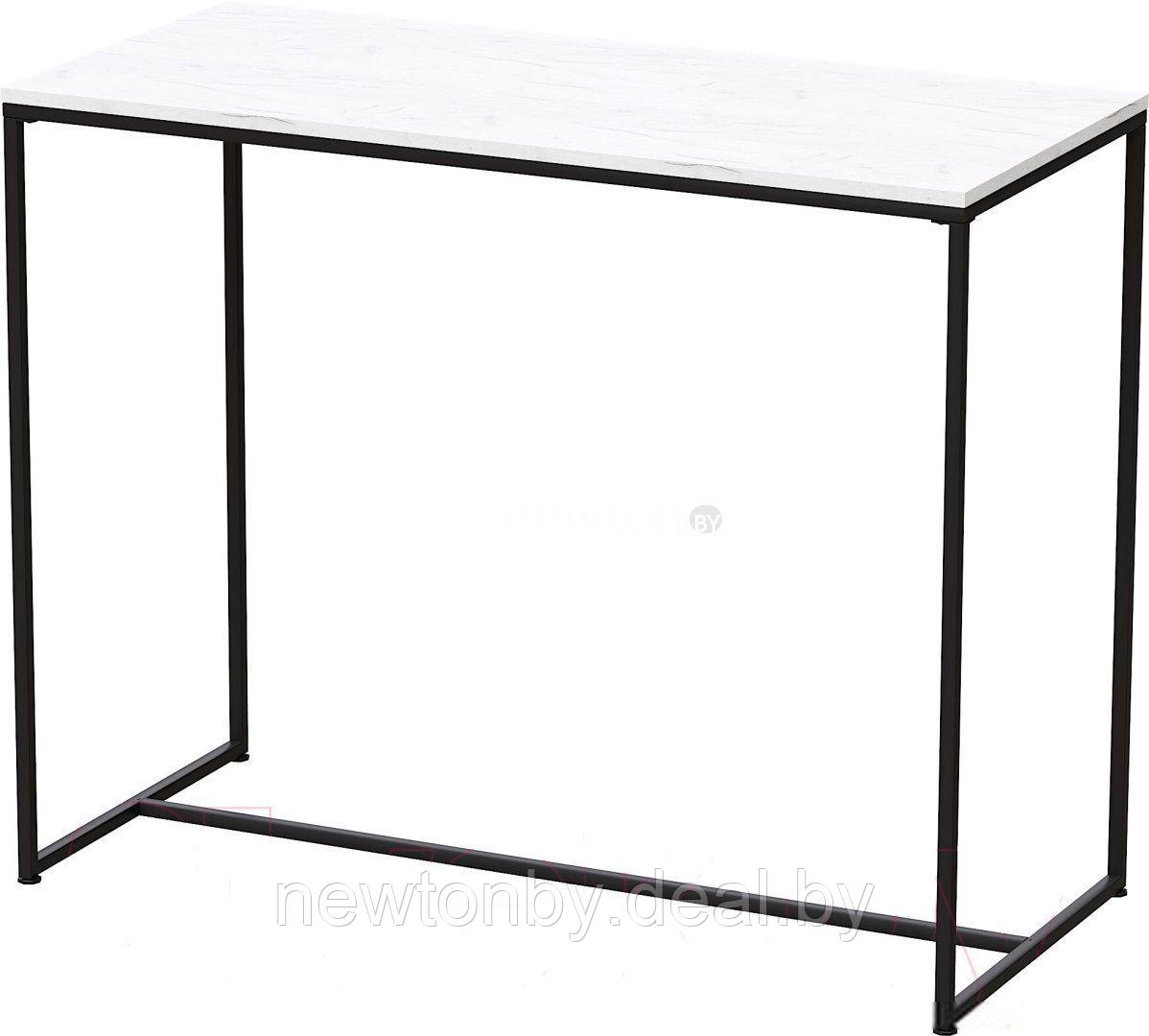 Барный стол Millwood Сидней 1 Л 110x60x105 (дуб белый Craft-металл черный) - фото 1 - id-p225461712