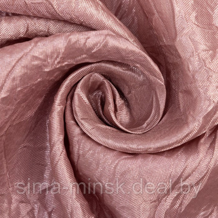 Штора Тергалет 135х260 см - 2шт, розовая, 100% полиэстер - фото 4 - id-p225463169