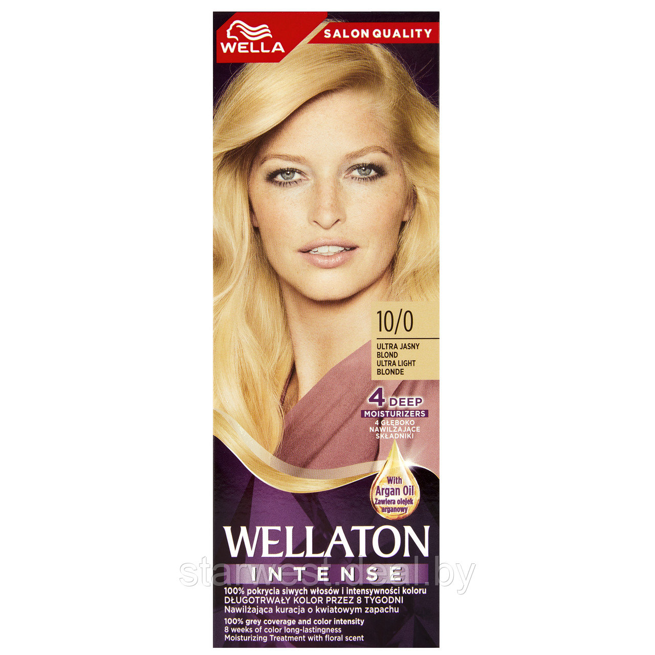 Wellaton Веллатон Wella 10/0 Сахара Крем-краска стойкая для окрашивания волос - фото 1 - id-p207512907