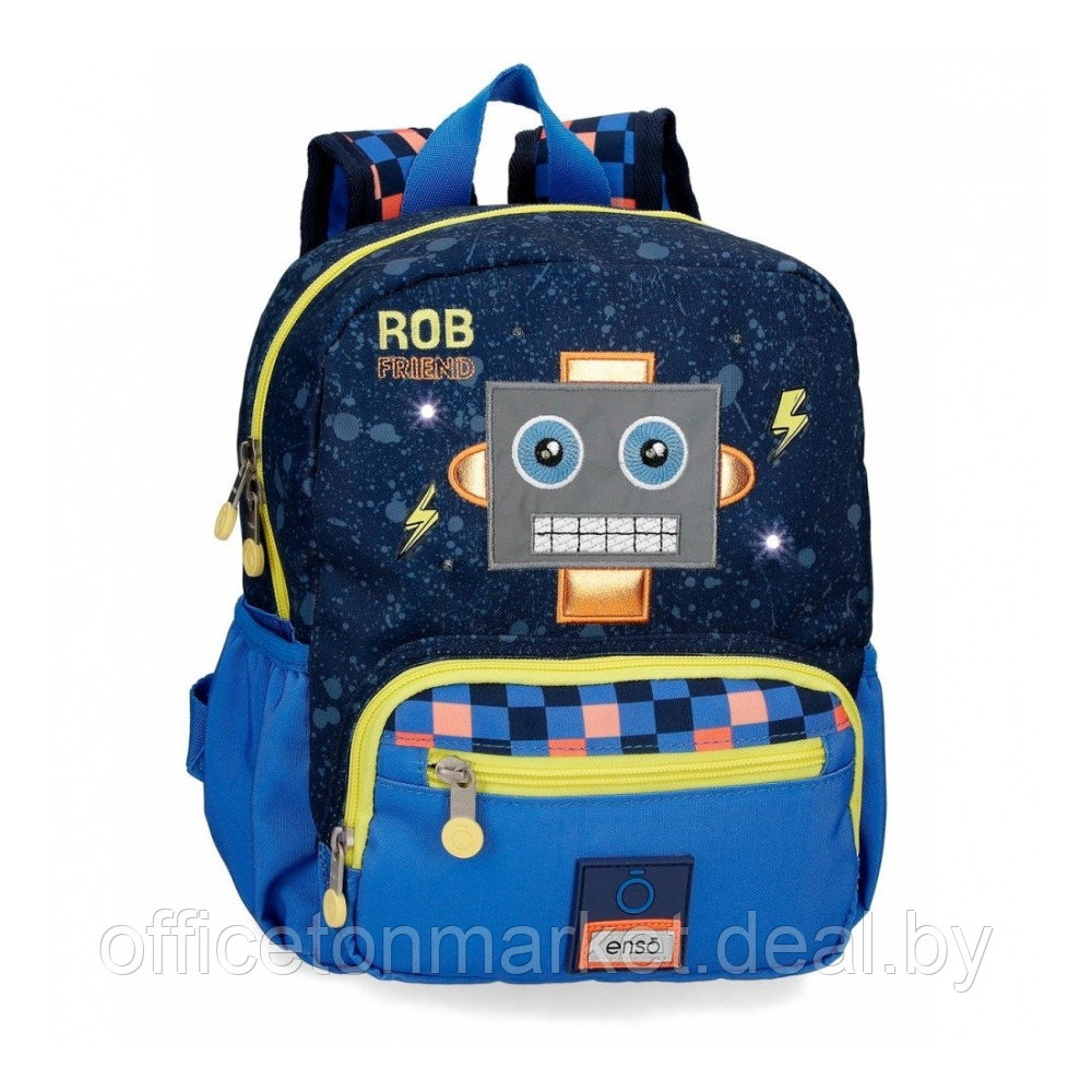 Рюкзак детский "Rob Friend", S, темно-синий, голубой - фото 1 - id-p225408162