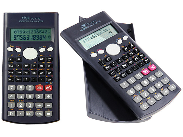Калькулятор инженерный DELI 12-разрядный (цена с НДС) - фото 1 - id-p93146435