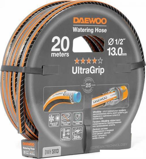 Шланг Daewoo Power UltraGrip DWH 5113 (1/2'', 20 м) - фото 3 - id-p223903389