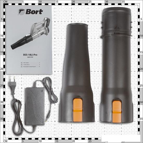 Ручная воздуходувка Bort BSS-18Li-Pro (с АКБ) - фото 7 - id-p224019427