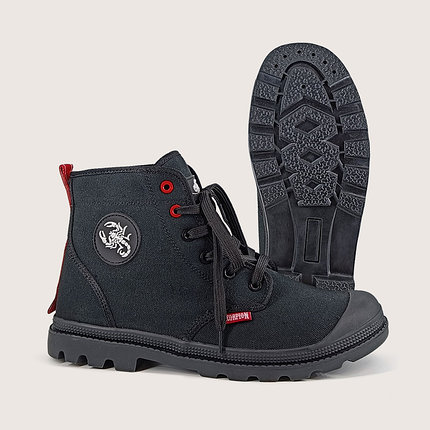 Высокие кеды черные «Скорпион Комфорт», фото 2