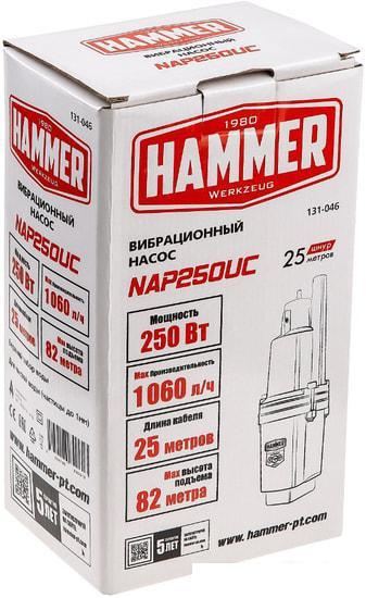 Колодезный насос Hammer NAP250UC(25) - фото 8 - id-p224307706