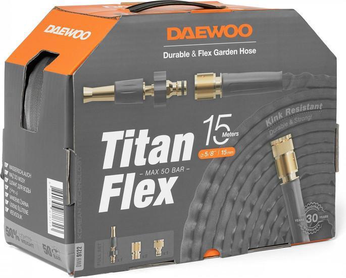 Шланг Daewoo Power TitanFlex DWH 9122 (5/8", 15 м) - фото 4 - id-p224492494